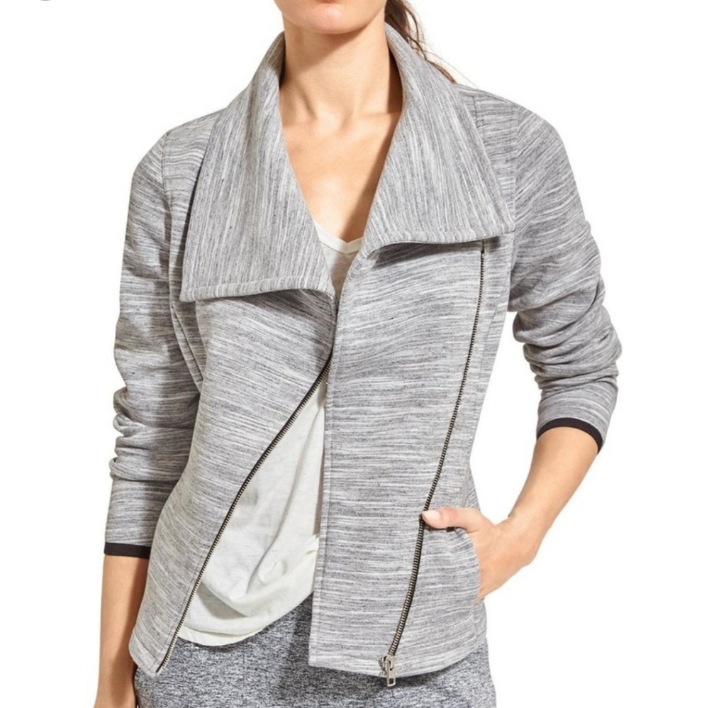 Athleta Outer City Limits Jacket in Heather Gray